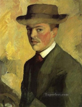 August Macke Painting - Self Portrait 1909 August Macke